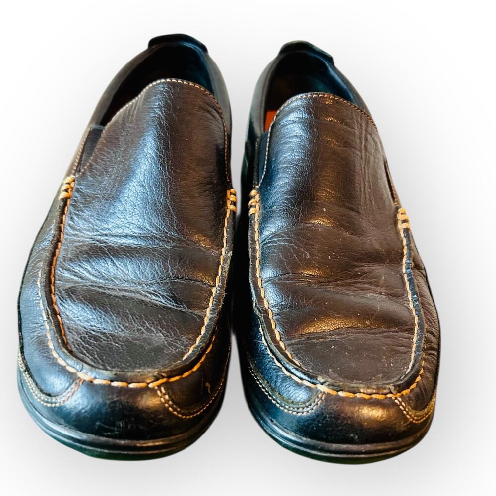 Cole Haan Tucker Venetian Loafers / Black Leather / Mens 10
